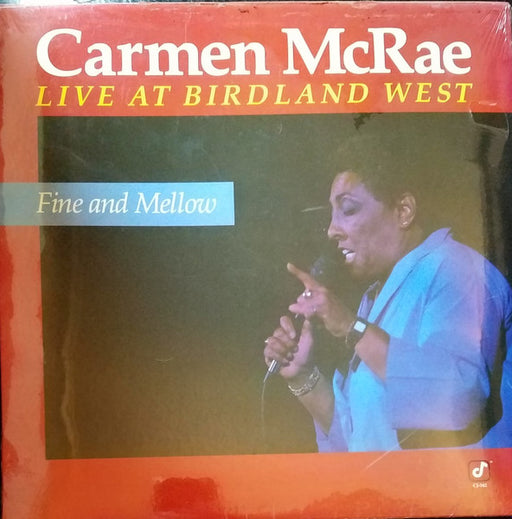 Carmen McRae – Fine And Mellow - Live At Birdland West LP vinyl record, image 1 of 2