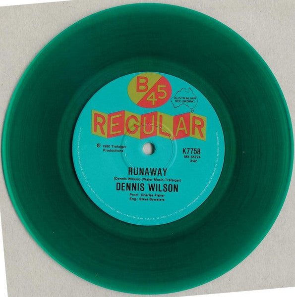 Dennis Wilson – Bobby And The Space Invaders 7" vinyl record, image 2 of 2