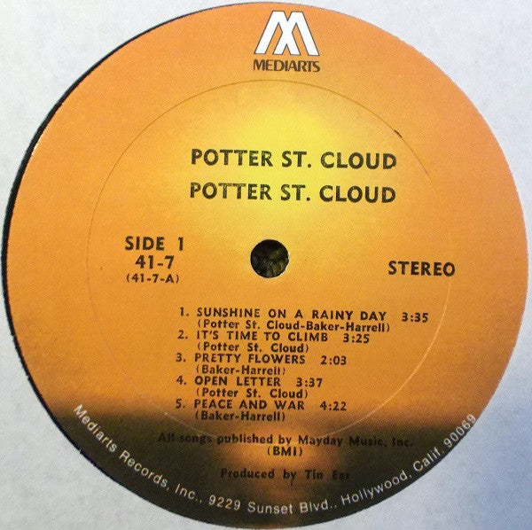Potter St. Cloud – Potter St. Cloud LP vinyl record, image 3 of 4