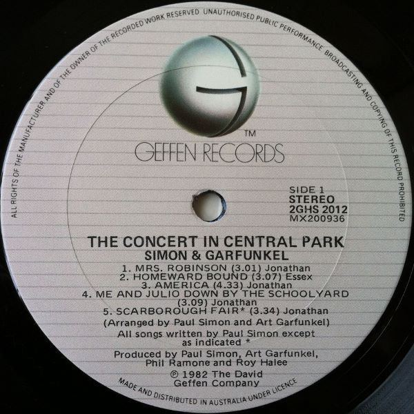Simon & Garfunkel – The Concert In Central Park (2xLP) LP vinyl record, image 5 of 10