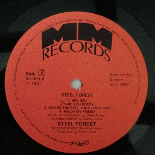 Steel Forest – First Confession LP vinyl record, image 4 of 4
