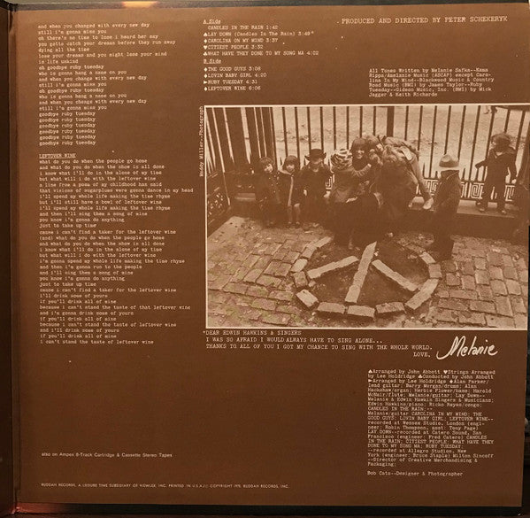 Melanie – Candles In The Rain LP vinyl record, image 3 of 6