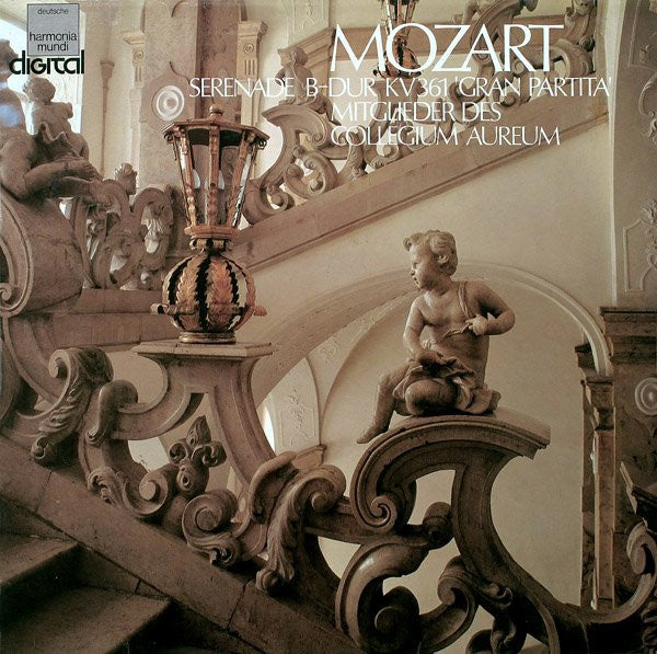 Wolfgang Amadeus Mozart, Mitglieder Des Collegium Aureum – Serenade B-Dur KV 361 'Gran Partita' LP vinyl record, image 1 of 4