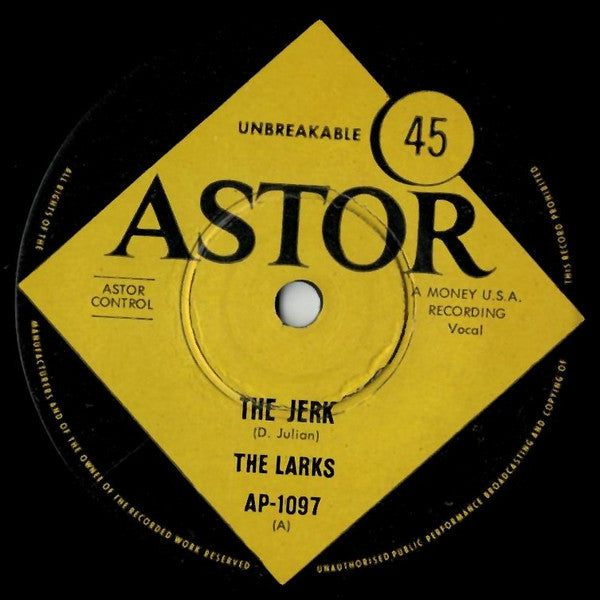 The Larks – The Jerk 7" vinyl record, image 3 of 6