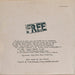 Free – Free Live LP vinyl record, image 2 of 4
