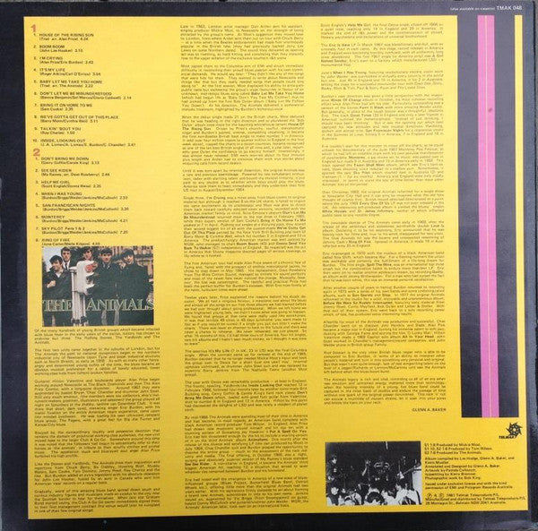 The Animals – Animal Tracks LP vinyl record, image 2 of 4