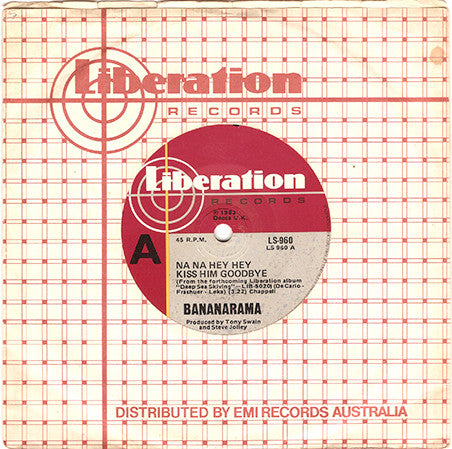 Bananarama – Na Na Hey Hey Kiss Him Goodbye 7" vinyl record, image 3 of 3