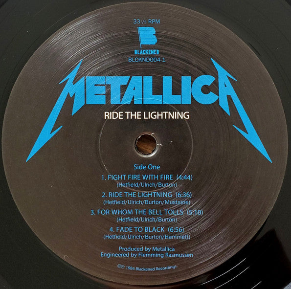 Metallica – Ride The Lightning LP vinyl record, image 4 of 10