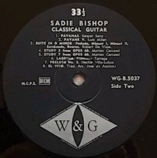 Sadie Bishop – Classical Guitar LP vinyl record, image 4 of 4