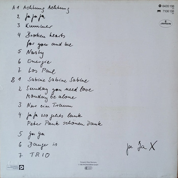 Trio – Trio LP vinyl record, image 2 of 5