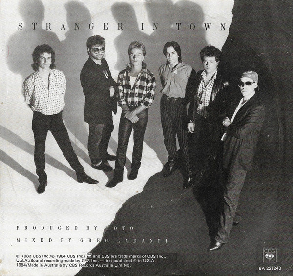 Toto – Stranger In Town 7" vinyl record, image 2 of 4