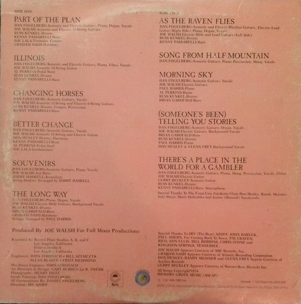 Dan Fogelberg – Souvenirs LP vinyl record, image 2 of 5