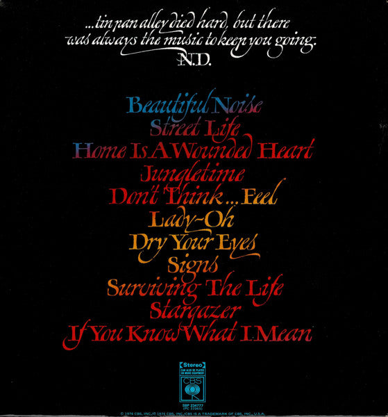Neil Diamond – Beautiful Noise LP vinyl record, image 2 of 8