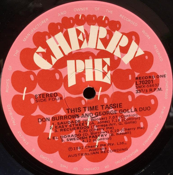 Don Burrows•George Golla Duo – This Time Tassie (2xLP) LP vinyl record, image 6 of 6