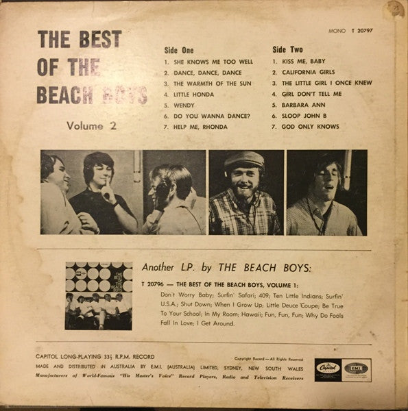 The Beach Boys – The Best Of The Beach Boys Volume 2 LP vinyl record, image 2 of 4