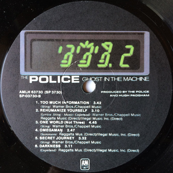 The Police – Ghost In The Machine LP vinyl record, image 6 of 6