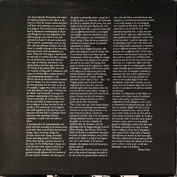 Oscar Peterson – The History Of An Artist (2xLP) LP vinyl record, image 2 of 8