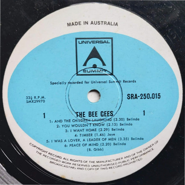 Bee Gees – Bee Gees LP vinyl record, image 3 of 4