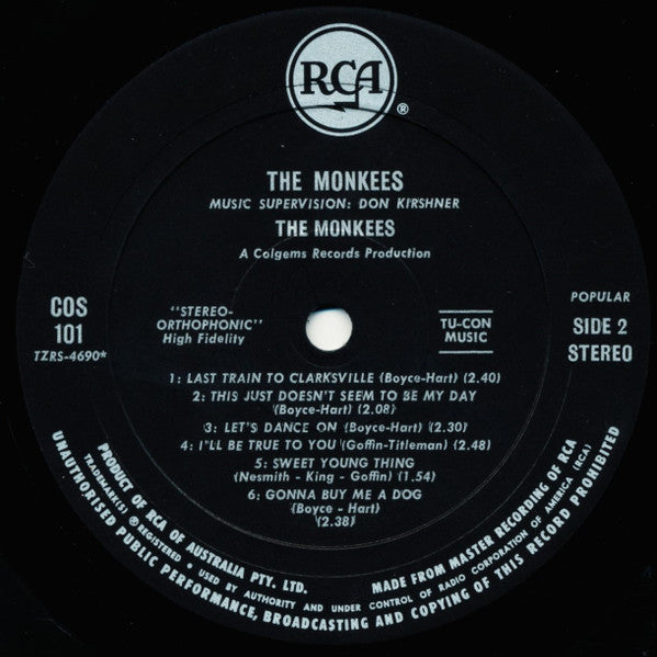 The Monkees – The Monkees LP vinyl record, image 4 of 4