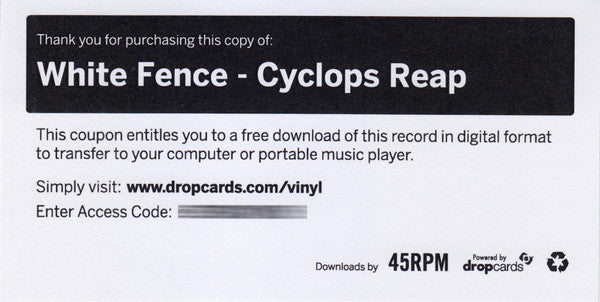 White Fence – Cyclops Reap LP vinyl record, image 10 of 10