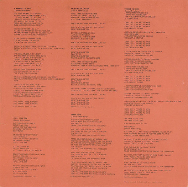 The Beatles – 1962-1966 (2xLP) LP vinyl record, image 10 of 10