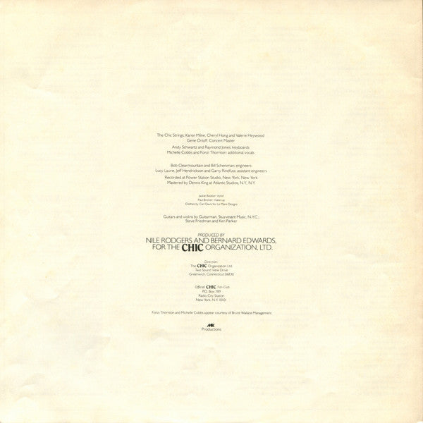 Chic – Real People LP vinyl record, image 8 of 8