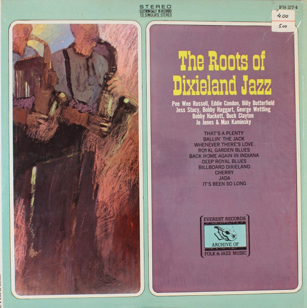Various – The Roots Of Dixieland Jazz LP vinyl record, image 1 of 4