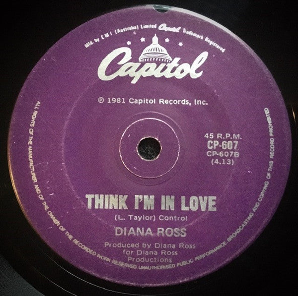 Diana Ross – Why Do Fools Fall In Love 7" vinyl record, image 2 of 2