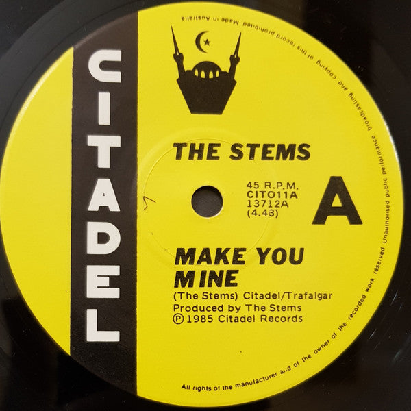The Stems – She's A Monster / Make You Mine 7" vinyl record, image 3 of 4