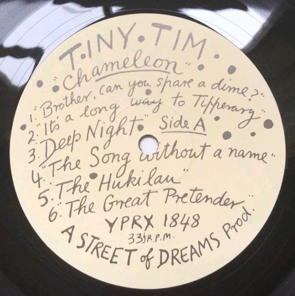 Tiny Tim – Chameleon LP vinyl record, image 3 of 4