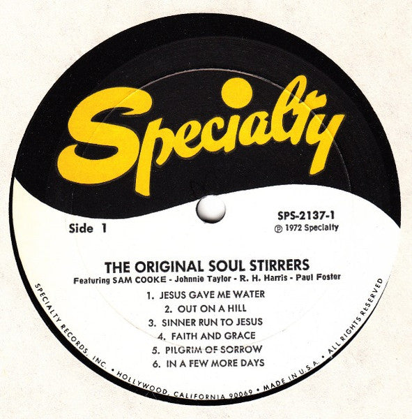 The Soul Stirrers – The Original Soul Stirrers Featuring Sam Cooke LP vinyl record, image 5 of 6