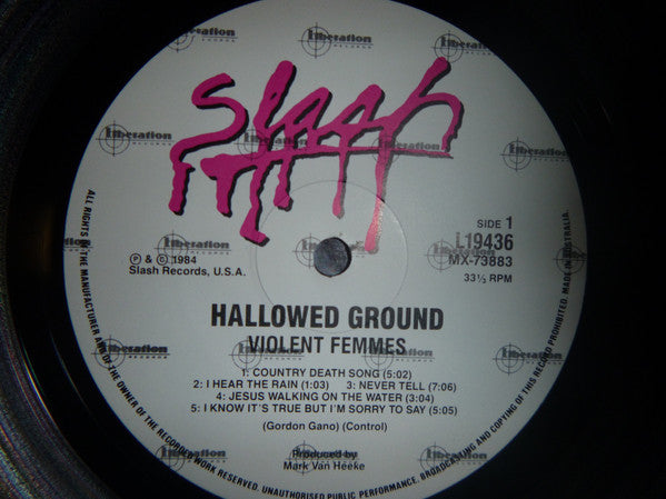 Violent Femmes – Hallowed Ground LP vinyl record, image 3 of 5