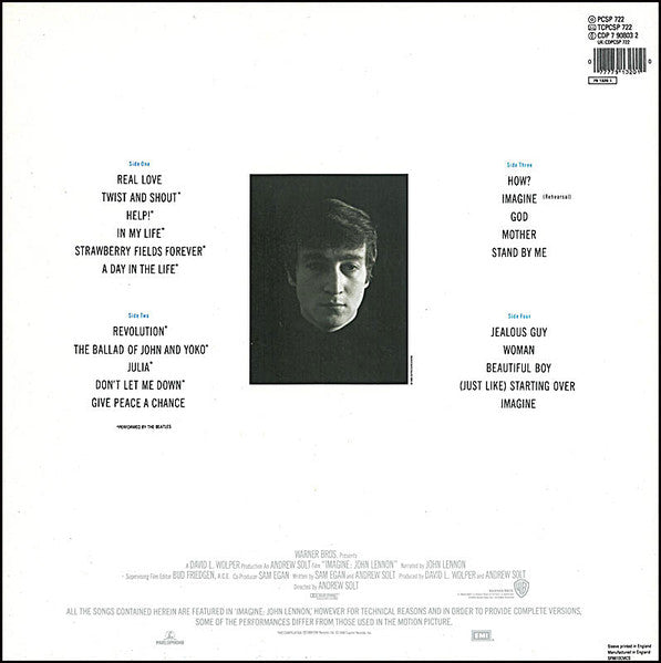 John Lennon – Imagine (Music From The Motion Picture) (2xLP) LP vinyl record, image 2 of 10