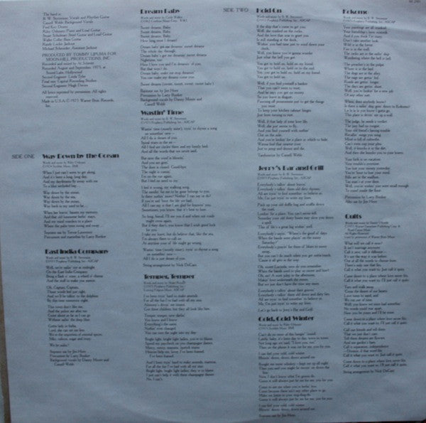 B.W. Stevenson – We Be Sailin' LP vinyl record, image 5 of 5