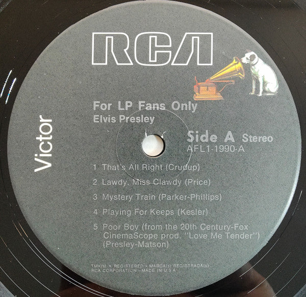 Elvis Presley – For LP Fans Only LP vinyl record, image 3 of 4