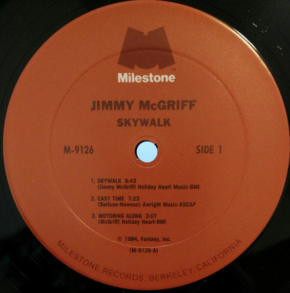 Jimmy McGriff – Skywalk LP vinyl record, image 3 of 4
