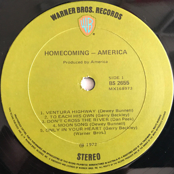 America – Homecoming LP vinyl record, image 3 of 8