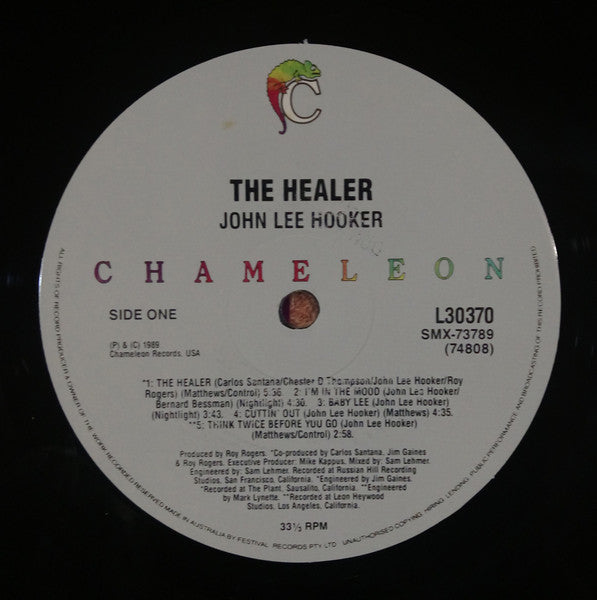 John Lee Hooker – The Healer LP vinyl record, image 3 of 5