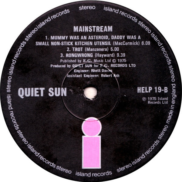 Quiet Sun – Mainstream LP vinyl record, image 4 of 9