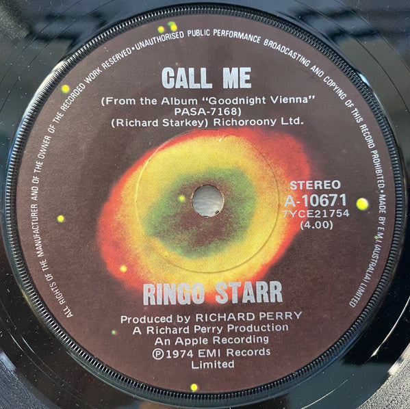 Ringo Starr – Only You 7" vinyl record, image 2 of 2