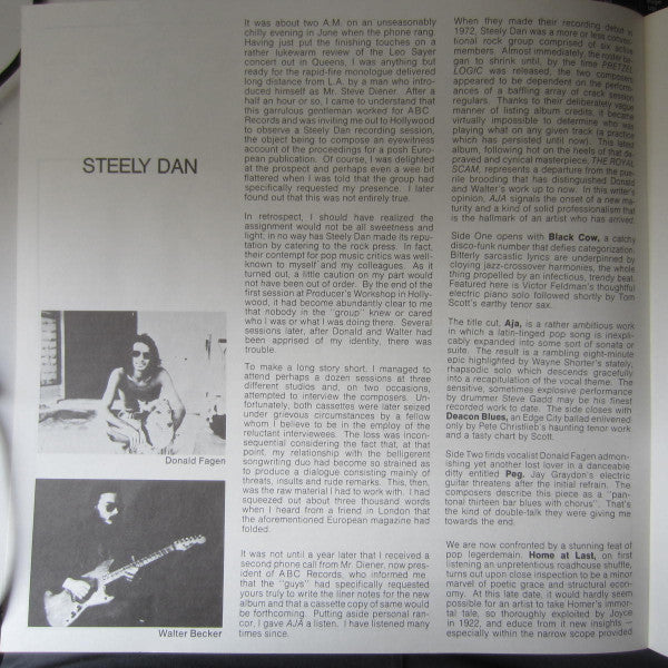 Steely Dan – Aja LP vinyl record, image 6 of 9