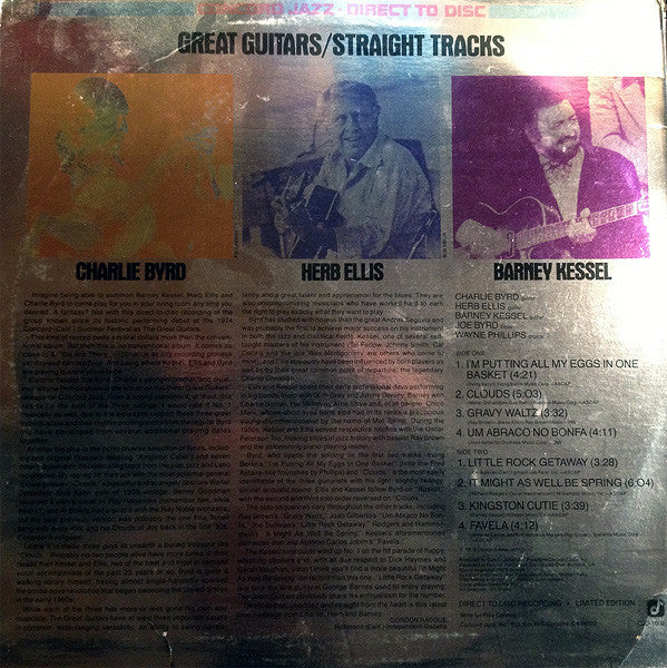 The Great Guitars – Straight Tracks LP vinyl record, image 2 of 5