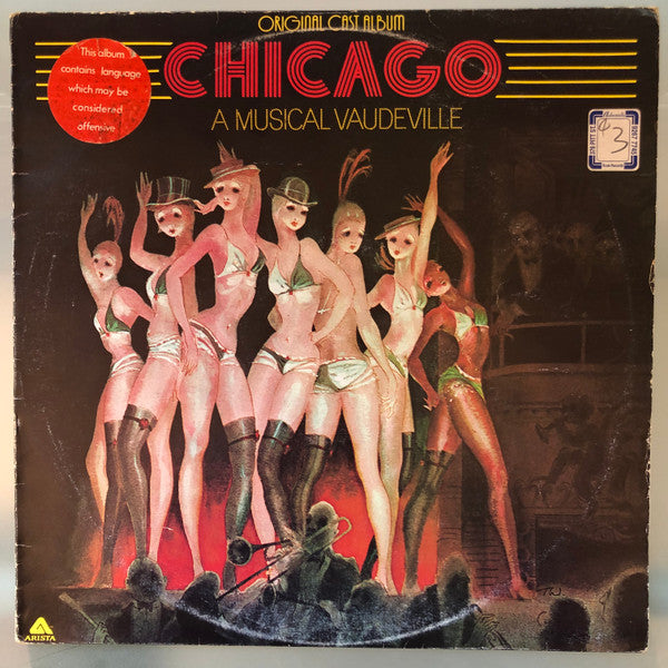 "Chicago" Original Broadway Cast – Chicago (A Musical Vaudeville) LP vinyl record, image 1 of 4