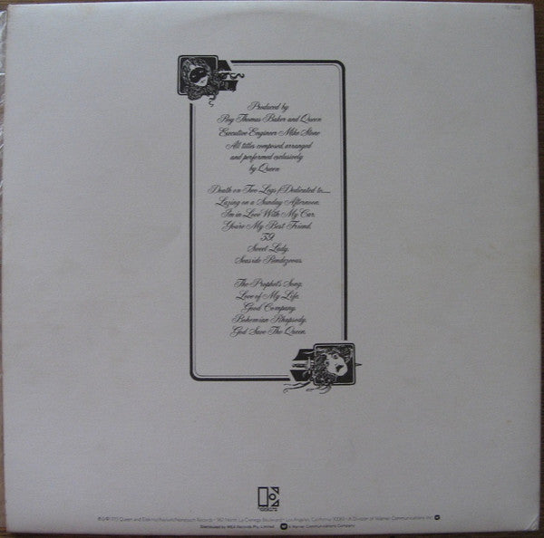 Queen – A Night At The Opera LP vinyl record, image 4 of 8