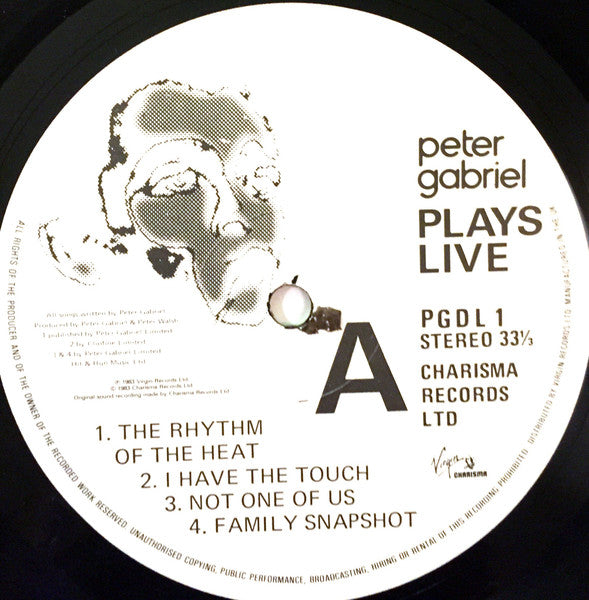 Peter Gabriel – Plays Live (2xLP) LP vinyl record, image 3 of 6
