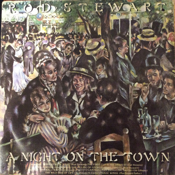 Rod Stewart – A Night On The Town LP vinyl record, image 1 of 4