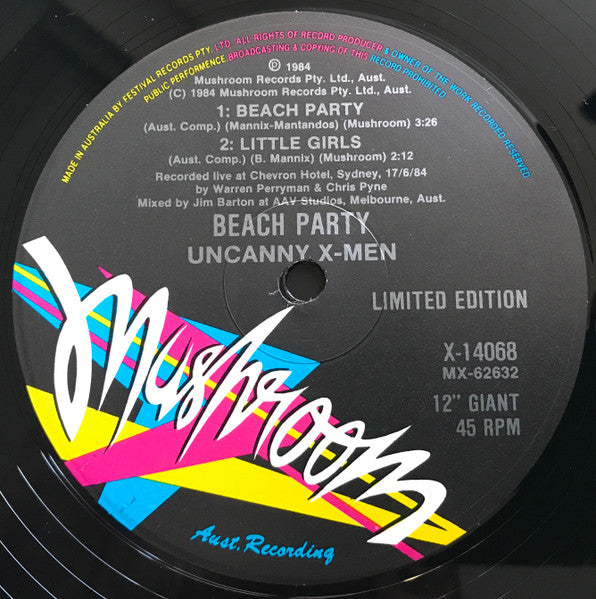 Uncanny X-Men – Beach Party 12" vinyl record, image 4 of 4