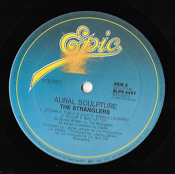 The Stranglers – Aural Sculpture LP vinyl record, image 5 of 6