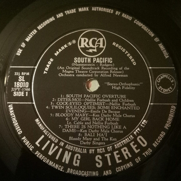 Rodgers & Hammerstein – RCA Victor Presents Rodgers & Hammerstein's South Pacific (An Original Soundtrack Recording) LP vinyl record, image 3 of 4