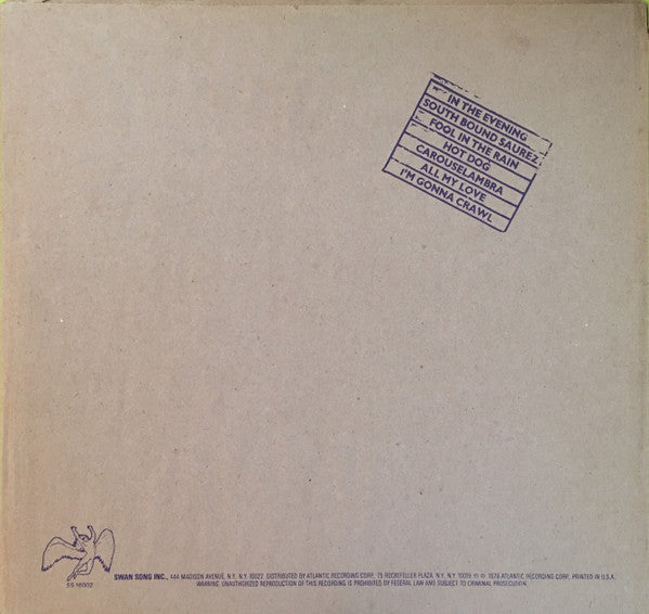 Led Zeppelin – In Through The Out Door LP vinyl record, image 6 of 8